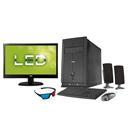 Computador CCE C23 com Intel® Dual Core, 2GB, 320GB, Gravador de DVD e Windows 8 + Monitor LCD LED AOC 21.5" Full HD Widescreen