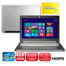Notebook Acer Aspire V5-471-6888 com Intel® Core i5-3337U, 4GB, 500GB, Gravador de DVD, Leitor de Cartões, HDMI, Wireless, Webcam, LED 14" e Windows 8