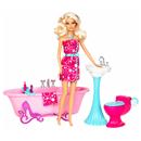 Barbie Real Mattel Móvel com Boneca - Banheira Y1319/Y2856