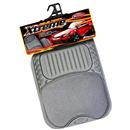 Jogo de Tapetes de Borracha Luxcar Xtreme Universal - Cinza - 4 Peças