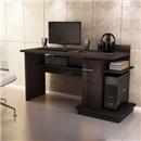 Mesa para Computador Caemmun Sabiá com 2 Prateleiras - Capuccino/Preto