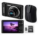 Câmera Digital EC ST64ZZVMBBR Preta Samsung + Capa Samsung PCC1U2B Preto