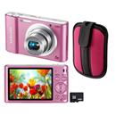 Câmera Digital EC ST64ZZVMBBR Rosa Samsung + Capa Samsung PCC1U2P Rosa
