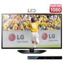 TV 47" LED Full HD LG 47LN5400 com Tecnologia MHL + Blu-Ray Player LG Netcast BP220 com Cabo HDMI e Entrada USB REC