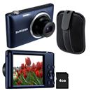 Câmera Digital EC ST72 16MP Preto Samsung + Capa Câmera Digital Preto Samsung