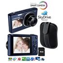 Câmera Smart Dual EC DV150 16.1MP Pretas Samsung + Capa câmera digital Preto Samsung
