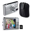 Câmera Digital EC ST72 16MP Prata Samsung + Capa câmera digital Preto Samsung