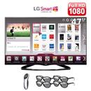 TV 47" Cinema 3D LED LG 47LA6600 Full HD com Smart TV, Conversor Digital, Entradas HDMI e USB, 4 Óculos 3D e Magic Remote