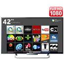 TV 42" LED Sony KDL-42W655A Full HD com Smart TV, Conversor Digital, Motionflow 240hz e Entradas HDMI e USB