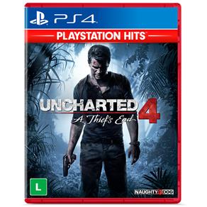 Jogo Uncharted 4: A Thief`s End - Playstation Hits - PS4