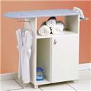 Mesa de Passar Roupa Ditália MP-80 com 1 Porta e Cabideiro - Preto