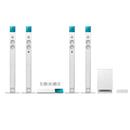 Home Theater Sony BDV-N9100WL com 5.1 Canais, Função Torcida, Blu-Ray 3D Integrado, HDMI, USB, Bluetooth, NFC, FULL HD e Wi-Fi Built-In - Branco