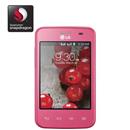 Celular Desbloqueado LG Optimus L3 II Dual E435 Rosa com Dual Chip,Tela de 3,2”, Android 4.1, Câmera 3MP, 3G, Wi-Fi, FM, MP3 e Bluetooth