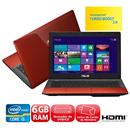 Notebook Asus K45A-VX142H com Intel® Core i5-3210M, 6GB, 500GB, Gravador de DVD, Leitor de Cartões, HDMI, Wireless, Bluetooth 4.0, LED 14" e Windows 8