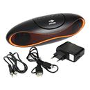 Caixa de Som Mormaii Alpino Laranja com Rádio FM, Entrada USB e Slot para Cartão de Memória – 6 W