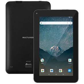 Tablet Multilaser M7S GO NB316 Preto com 16GB, Tela 7, Wi-Fi, Câmera 1.3 MP, Android 8.1 e Processador Quad Core