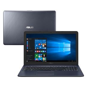 Notebook Asus Dual Core 4GB 500GB Tela 15.6 Windows 10 X543MA-GO820T