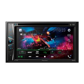 Central Multimídia Pioneer AVH-G228BT Tela Touch 6.2 DVD Player Bluetooth USB Rádio AM / FM