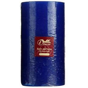 Vela Redonda WE Decor Azul s / Perfume - 7x12cm - cod. 201722