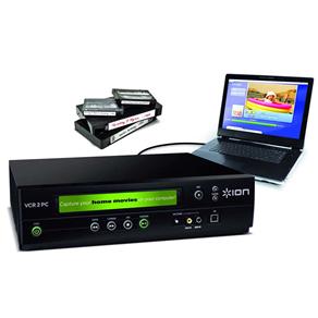 Videocassete ION (VHS Player) c/ Transferência p/ PC via conexão USB - VCR2PC