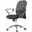 Cadeira Office Business c/ Encosto em Net Nylon e Função Relax - Preta - Importado
