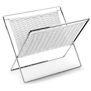 Suporte p / Revistas Forma Tramas Articulado - Branco - cod. 70547