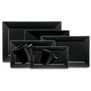 Aparelho de Jantar, Chá e Café Oxford Plateau White Black UM42-9704 - 42 Peças