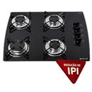Cooktop a Gás 4 Bocas Atlas 01301001 - Preto