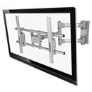 Suporte de Parede Articulado Multivisão STPA-64 com Inclinação e Fixação Universal para TV Plasma, LCD, LED e 3D de 32" à 65" até 50kg - Prata