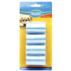 Kit de higiene animal Chalesco c / 4 rolos de saquinhos - cod. 61686