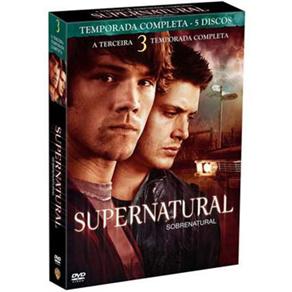DVD - Box Supernatural: Sobrenatural: 3&ordf; Temporada - 5 Discos - cod. 55005