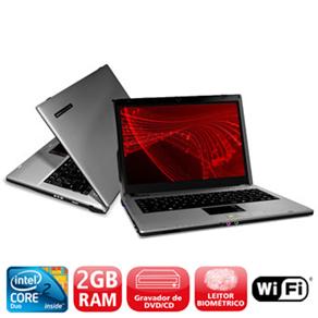 Notebook Microboard ELLITE E500 Prata c / Intel Core 2 Duo T5450, 2GB, HD 120GB, LCD 12,1 &acute; , Webcam, Wireless e Windows Vista - cod. 64823