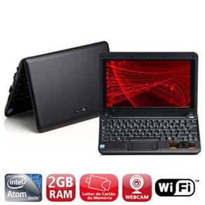 Netbook E - max c / Intel Atom N270, 2GB, HD 160GB, LCD 10.1 &acute; , Webcam, Wireless, Leitor de Cart&otilde;es 3 em 1 e Linux - cod. 65777