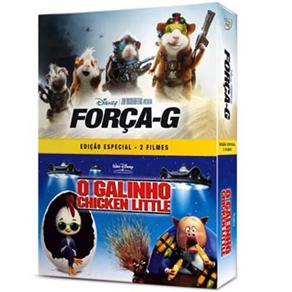 DVD - Força G + O Galinho Chicken Little - Duplo - cod. 66042