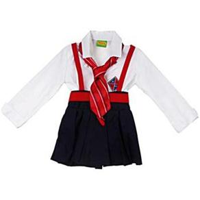 Fantasia Infantil Feminina Ribalta Rebeldes 2492 Tamanho P - cod. 67890