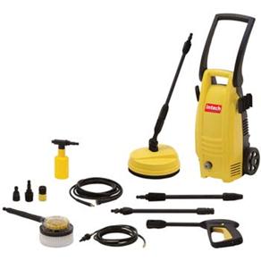 Lavadora de Alta Pressão Intech Machine Acqua 1700 c/ 6 Acessórios, Carrinho Acoplado e Porta Acessórios  - 1.740 Libras 