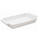Travessa Refratária Rasa Oxford Gourmet Porcelana - 34x21cm