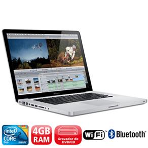 MacBook Pro Apple MB985BZ / A c / Intel Core 2 Duo, 4GB, HD 320GB, LCD 15.4 &acute; , Bluetooth, Wireless, Leitor de Cart&atilde;o e Mac OS X - cod. 42232
