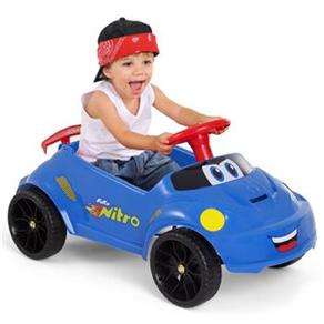 Carro c / Pedal Bandeirante Fuka Nitro 414 - Azul - cod. 222230