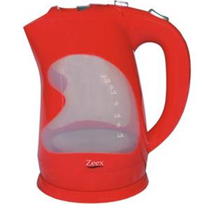 Chaleira El&eacute;trica Zeex SH801 c / Sistema que Mant&eacute;m &Aacute;gua Quente - 1,8 L - Vermelha - cod. 43200