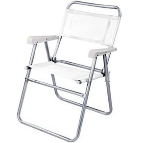 Cadeira Mor Master Alum&iacute;nio 2109 - Branca - cod. 22283 - PontoFrio.com