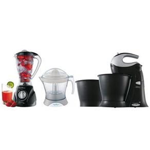 Kit Cozinha Brit&acirc;nia c / Liquidificador Diamante Black, Batedeira Bellagio e Espremedor de Frutas Bellagio Preto - cod. 223412