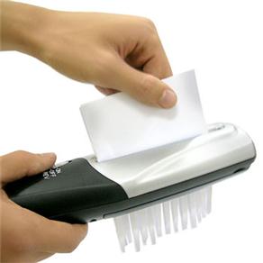 Fragmentadora de Papel Port&aacute;til Ibratele 24237 - 3 - Prata / Preto - cod. 44354