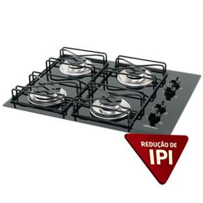 Cooktop a G&aacute;s 4 Bocas Fischer Mesa em Vidro Bisot&ecirc; - cod. 23460