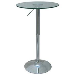 Mesa Alta Glass Plus Prata - Importado - cod. 234788