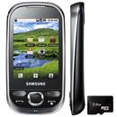 Celular Desbloqueado TIM Samsung I5500 Galaxy 5 Preto c/ Android 2.1, Touchscreen, Câm. 2MP, 3G, Wi-Fi, GPS, Fone e Cartão 2GB