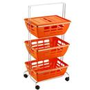 Carrinho Multiuso OU Organize CM 770 Laranja