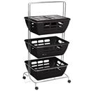 Carrinho Multiuso OU Organize CM 770 Preto
