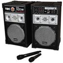 Caixa de Som TRC TRC-340 2.0 c/ Entrada USB e Slot p/ Cartão - 100 W