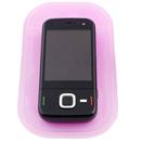 Suporte para Celular Magic Pad em PVC com Auto-Fixação Rosa